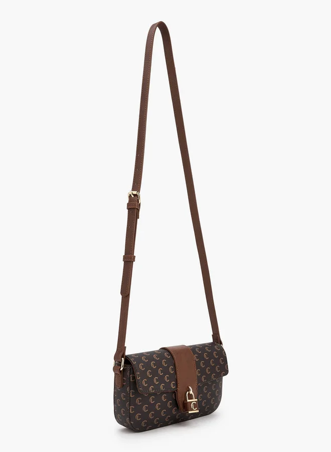 Le Confort Textured Crossbody Bag With Adjustable Strap